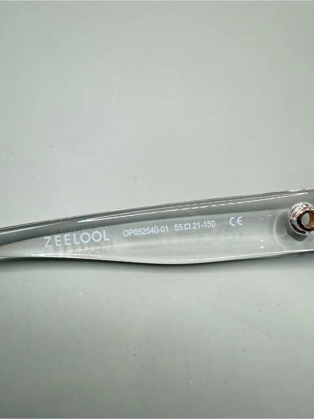 Zeelool Clear Oversized Square Glasses, no prescription